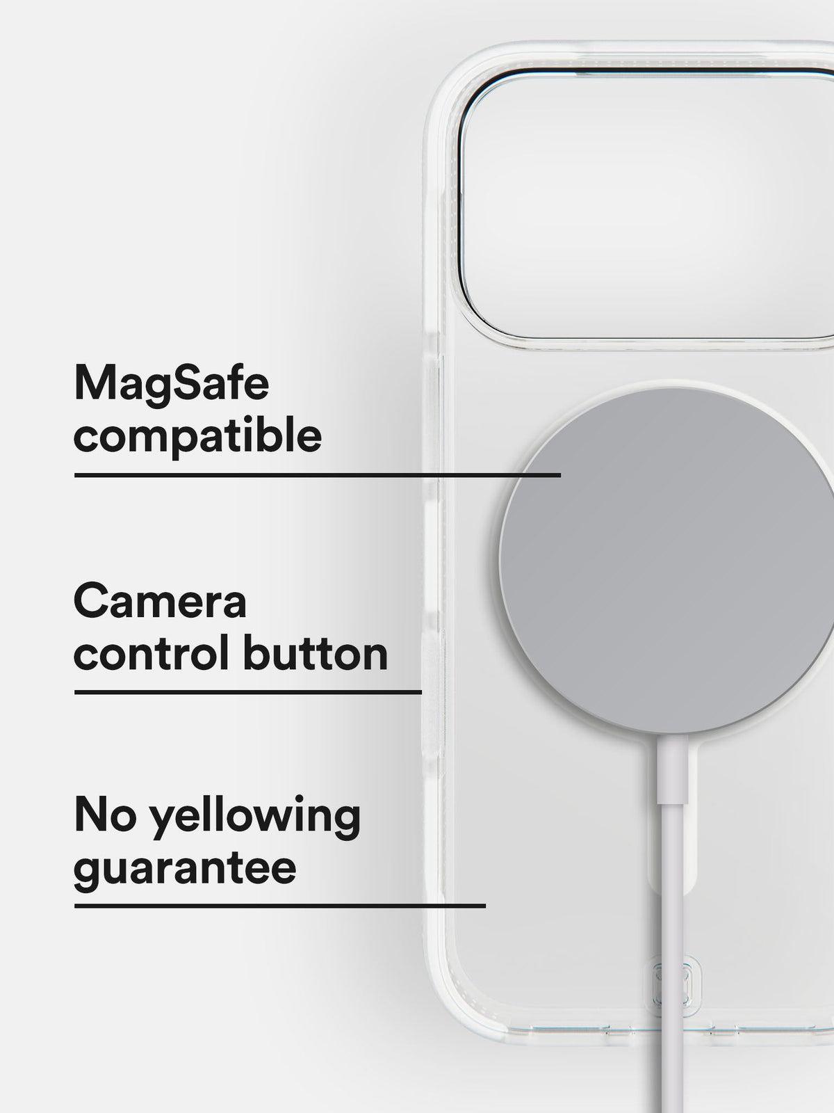 MagSafe Magnetic Clear Case for iPhone 17 / 17 Pro / 17 Pro Max / 17 Air
