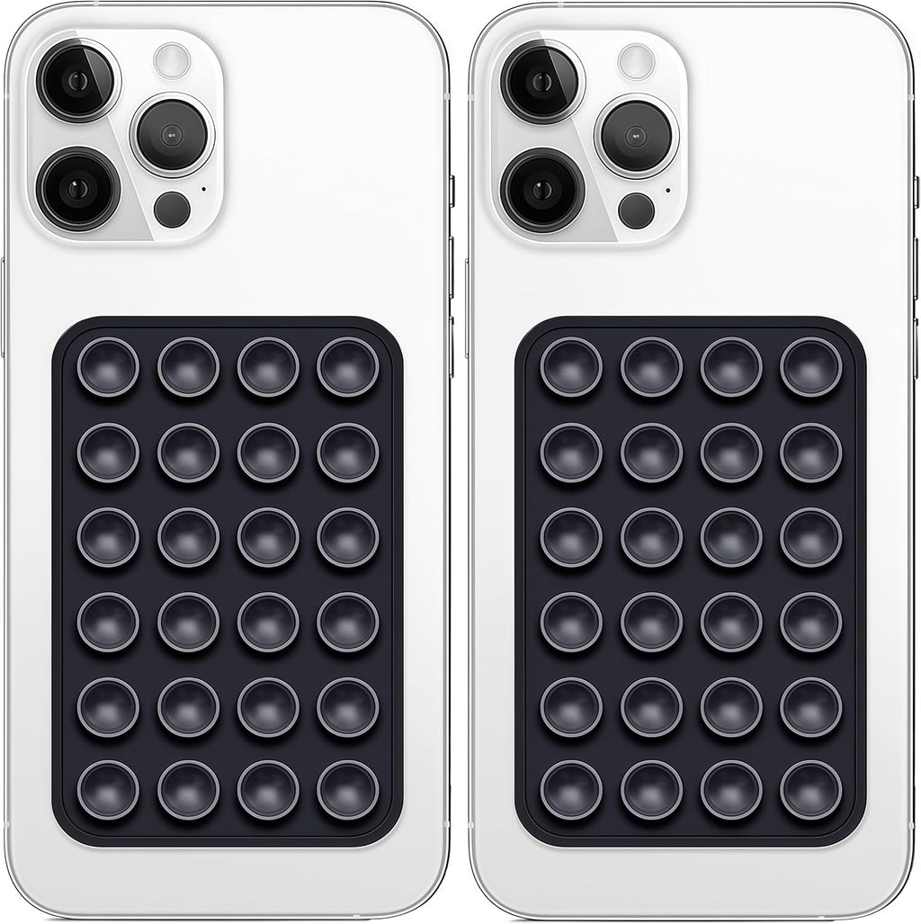 Silicone Suction Phone Mount for iPhone & Android | Hands-Free Selfie & Video Holder (Pack Of 2)