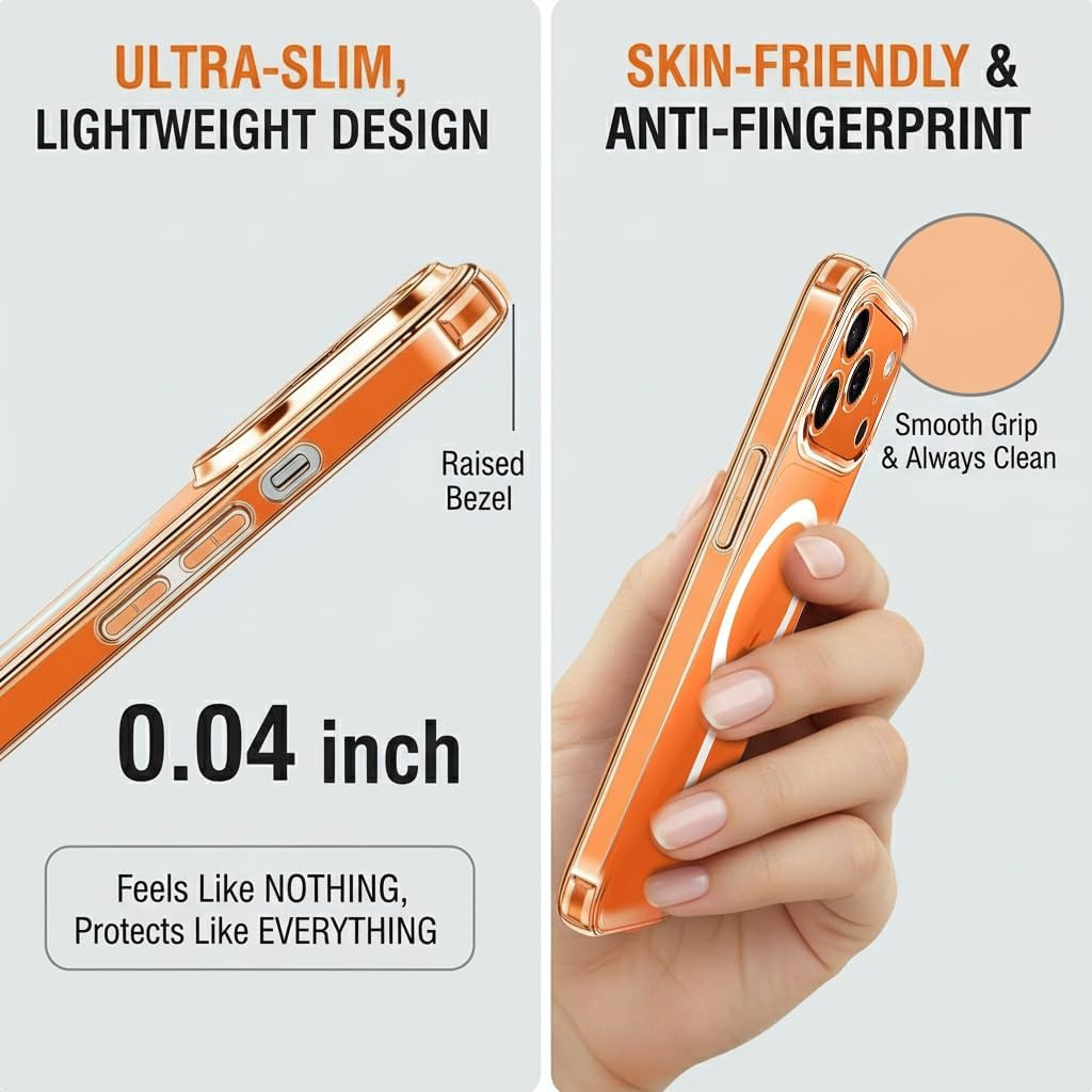 MagSafe Magnetic Clear Case for iPhone 17 / 17 Pro / 17 Pro Max / 17 Air