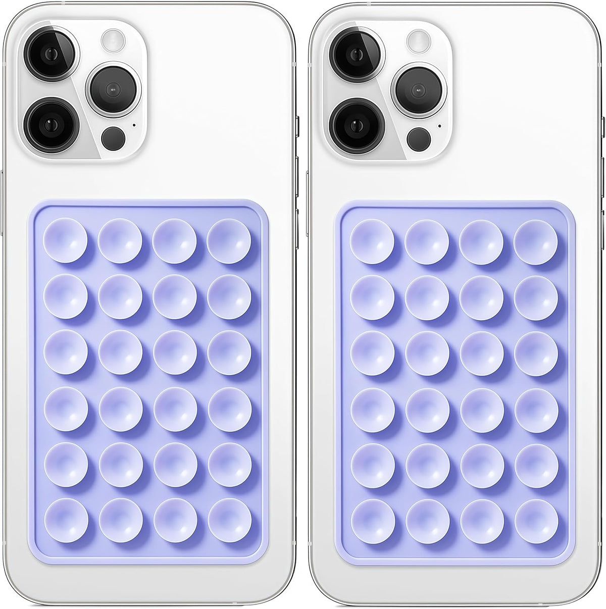 Silicone Suction Phone Mount for iPhone & Android | Hands-Free Selfie & Video Holder (Pack Of 2)
